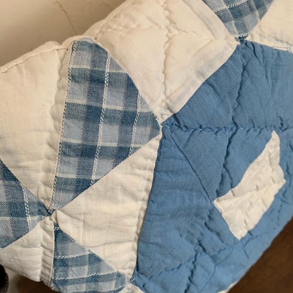 Vintage Patchwork Quilt Mini Throw Pillow - Picture 5 of 5